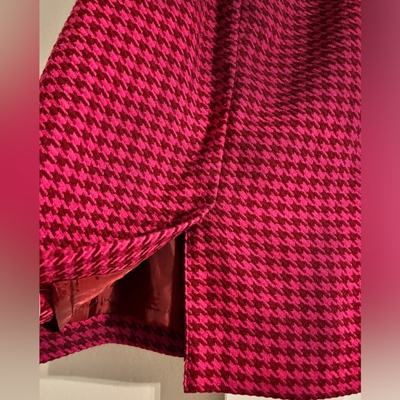 Merona Pink Houndstooth Pencil Skirt - Picture 3 of 6